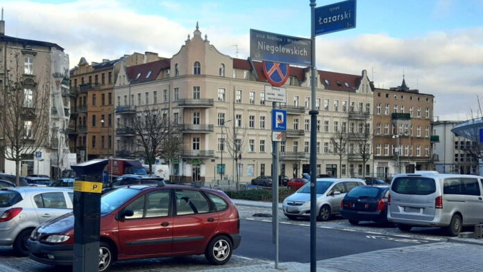 Rynek Łazarski, parkomat fot. ZDM