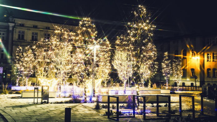 Ostrów Wielkopolski, iluminacje świąteczne fot. UM Ostrów