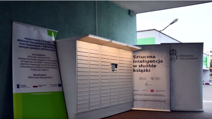 ksiązkomat fot. Bibliotka Raczyńskich