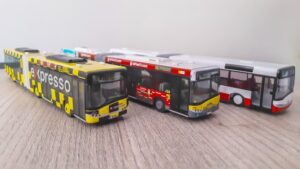 modele autobusów, aukcja WOŚP fot. M. Wawrowski