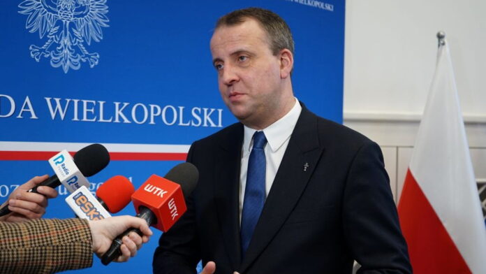 wojewoda Michał Zieliński fot. WUW