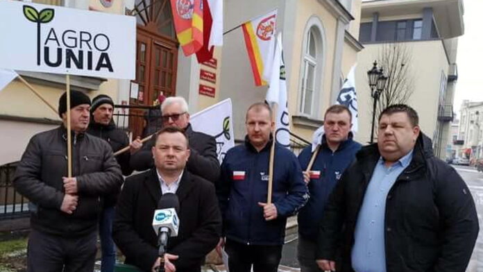 działacze AgroUnii , Środa Wielkopolska fot. AgroUnia
