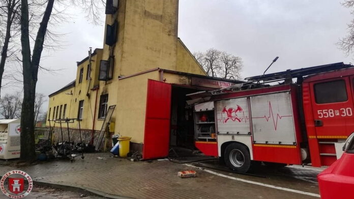 Pożar OSP Bądecz fot. OSP Bądecz