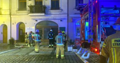 pożar restauracji fot. OSP Dobrzec w Kaliszu