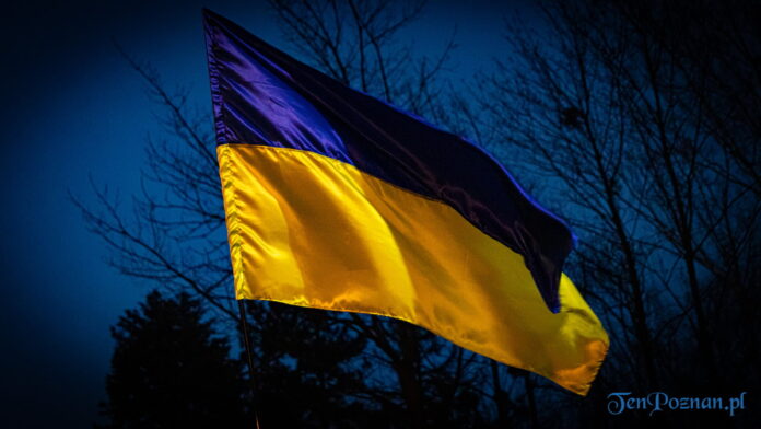 Protesty przeciwko agresji Rosji na Ukrainę fot. Sławek Wąchała