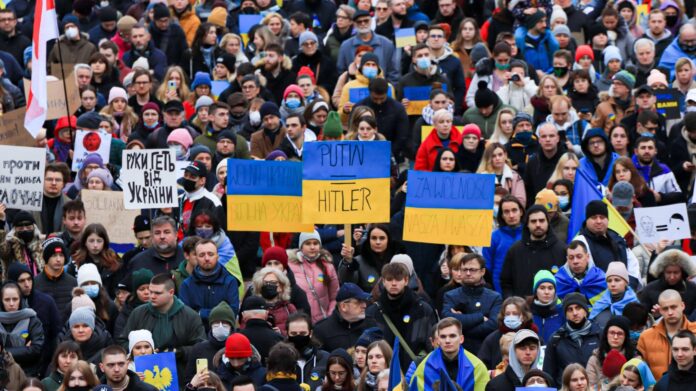 Solidarni z Ukrainą fot. S. Wąchała
