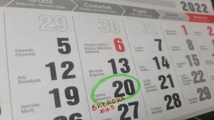 terminy opłacania składek fot. ZUS