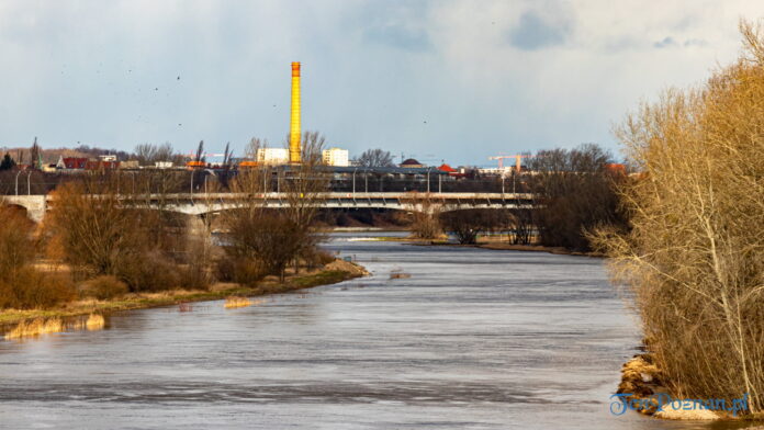 Warta Wartostrada most Królowej Jadwigi 19.02.2022 fot. Sławek Wąchała
