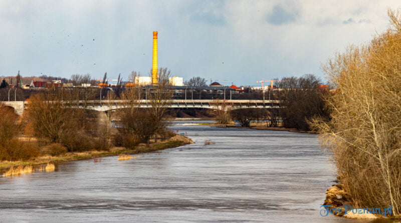 Warta Wartostrada most Królowej Jadwigi 19.02.2022 fot. Sławek Wąchała