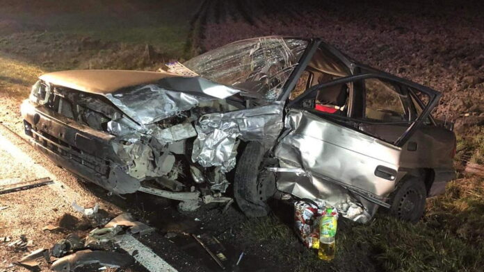 wypadek Wojnowice fot. OSP Buk