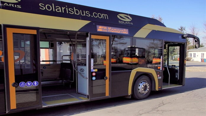 elektryczny autobus PUK Komorniki fot. ZTM