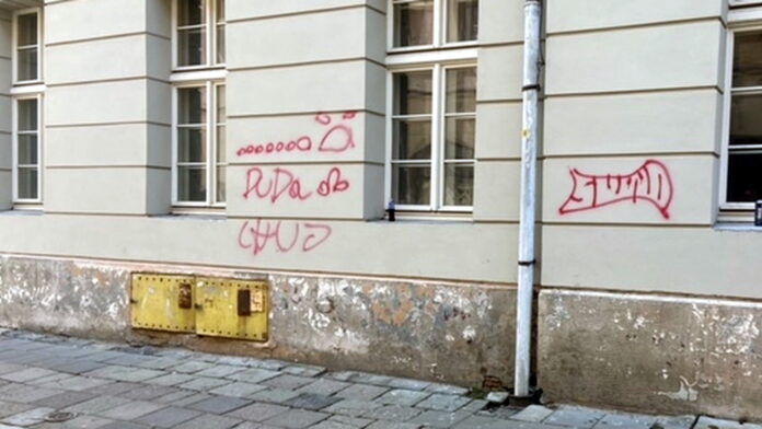 graffiti na Starym Rynku fot. SMMP