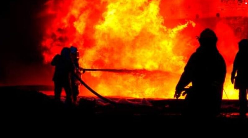 pożar we Lwowie fot. Najwyższa Rada Ukrainy