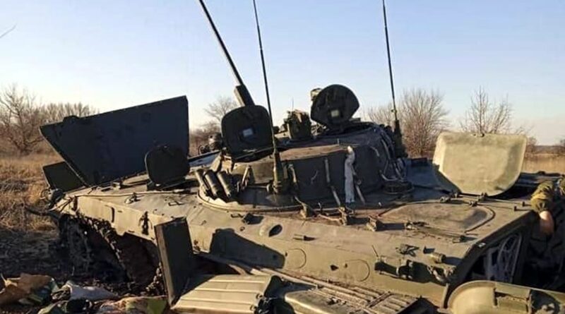 wóz bojowy fot. sztab generalny Sił Zbrojnych Ukrainy
