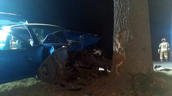 wypadek Grodzisk Wlkp. fot. OSP KSRG Grodzisk Wlkp.