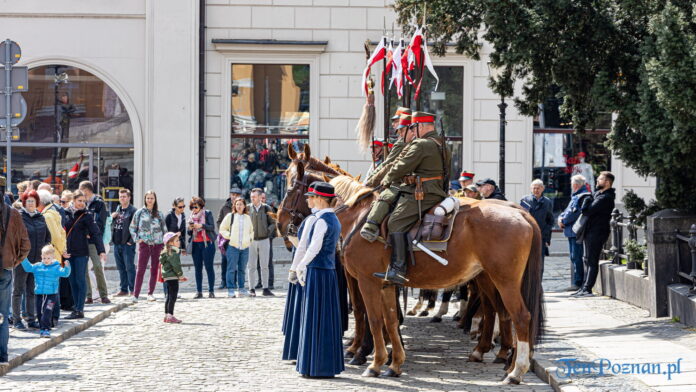 Dzień Ułana - uroczystości pod pomnikiem w Poznaniu fot. Sławek Wąchała