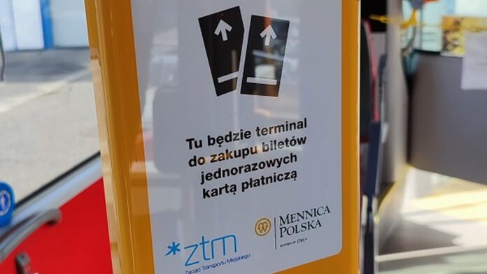 miejsce terminala do zakupu biletów fot. ZTM