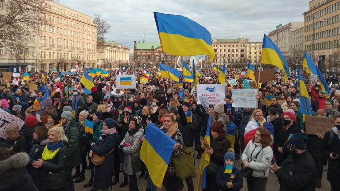 Solidarni z Ukrainą fot. L. Łada
