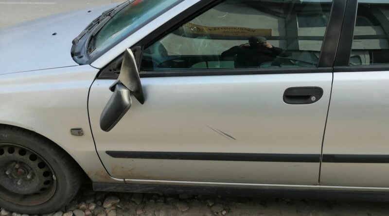 uszkodzony samochód fot. KPP Piła
