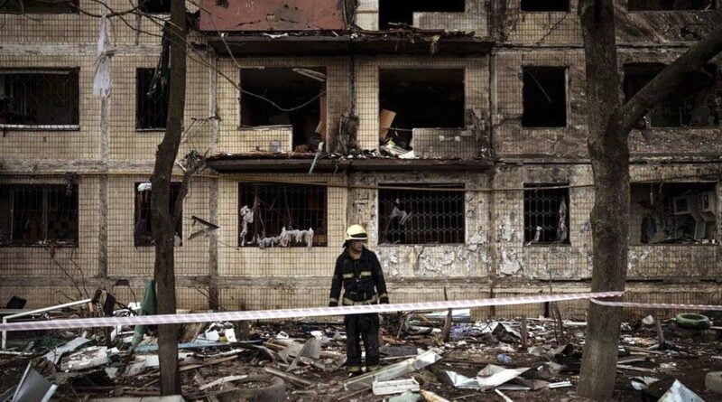 zburzone domy na Ukrainie fot. Siły Zbrojne Ukrainy
