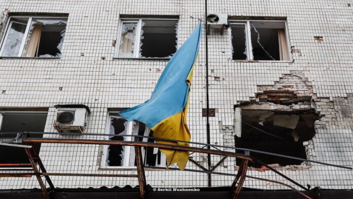 zniszczony dom na Ukrainie fot.Siły Zbrojne Ukrainy