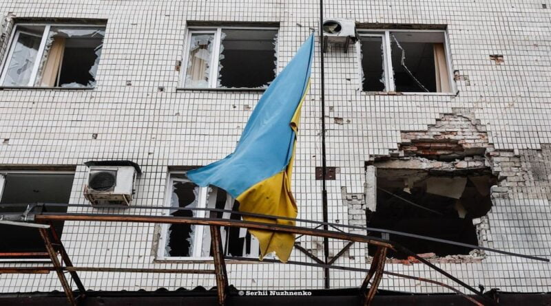 zniszczony dom na Ukrainie fot.Siły Zbrojne Ukrainy