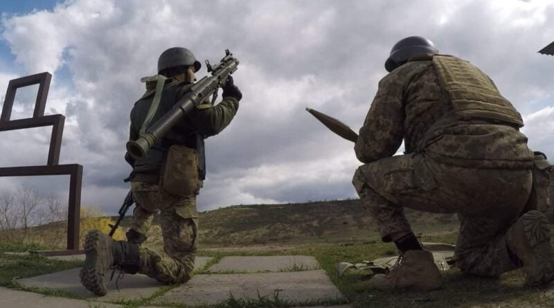 żołnierze-ochotnicy Obrony Terytorialnej Ukrainy fot. Sztab generalny Sił Zbrojnych Ukrainy