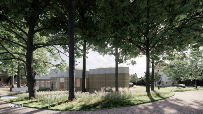 projekt siedziby ogrodu dendrologicznego fot. UPP