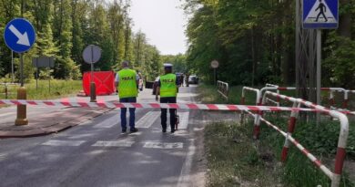 wypadek, potrącona rowerzystka fot. policja Jarocin