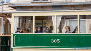Zabytkowy tramwaj - wagon silnikowy Typu I z wagonem doczepnym Carl Weyer fot. Sławek Wąchała