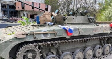 zdobyty rosyjski czołg fot. Sztab Generalny Sił Zbrojnych Ukrainy