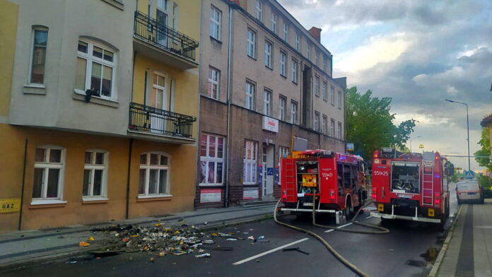 pożar, Piła fot. KP PSP Piła