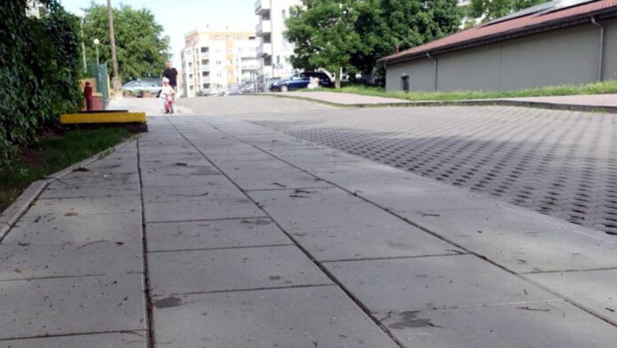 wyremontowany chodnik fot. ZDM