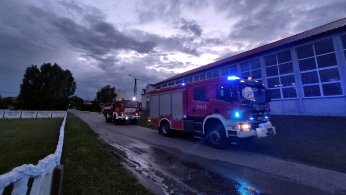 pożar, Mycielin fot. KP PSP Kalisz