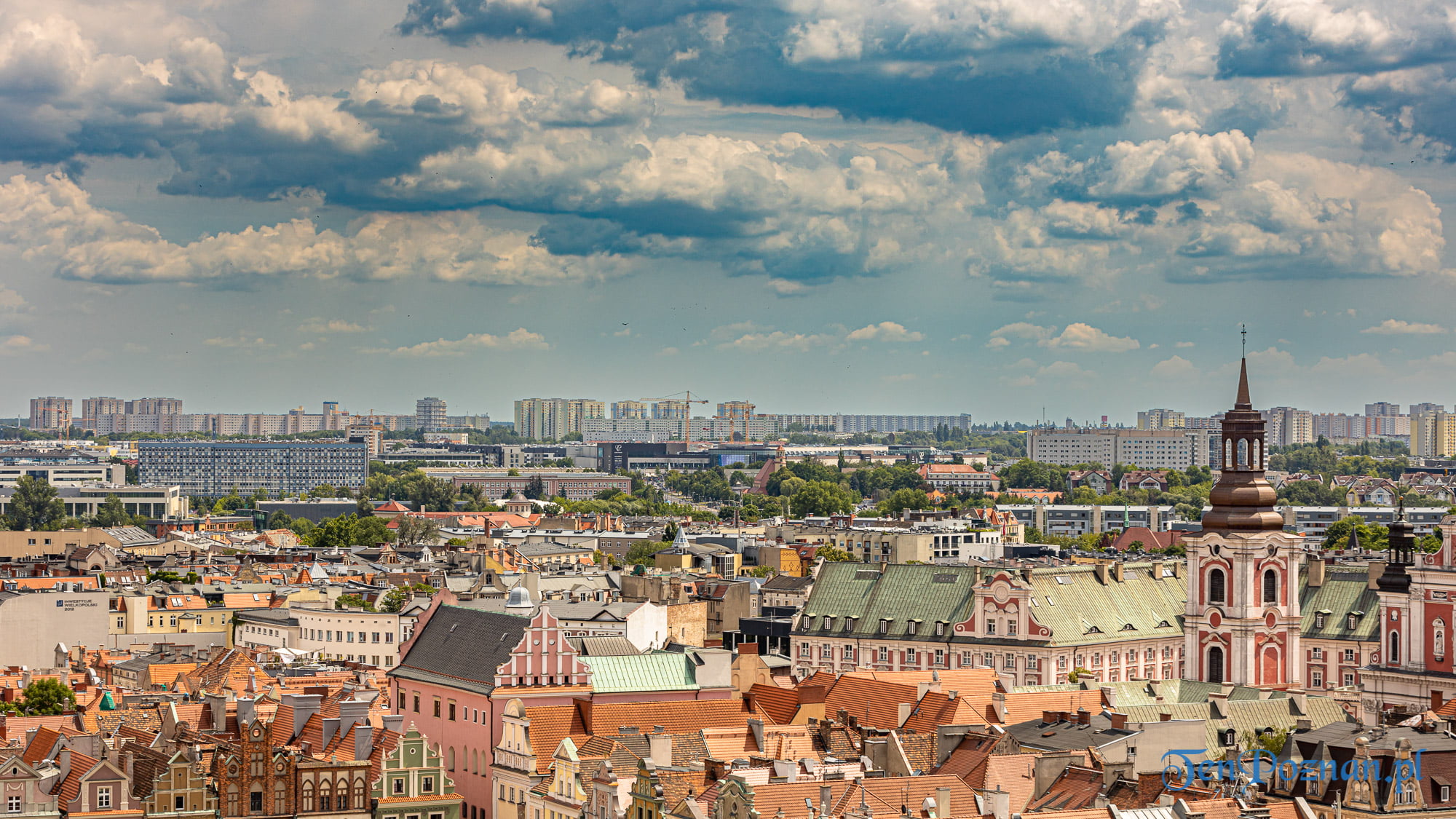 Stare Miasto Poznań panorama fot. Sławek Wąchała