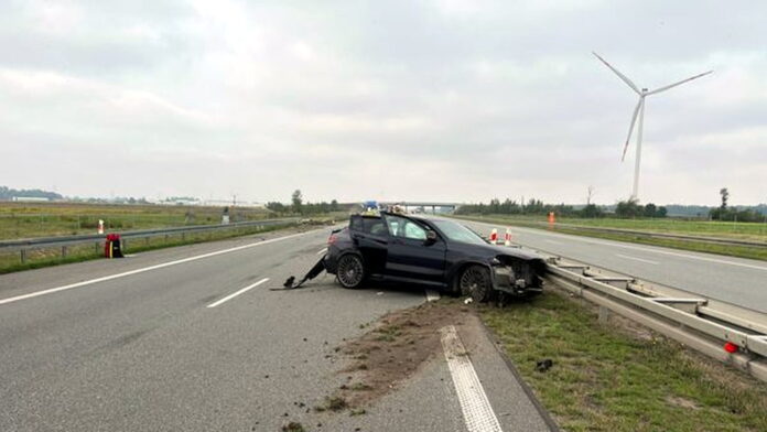 kolizja A2 fot. OSP Dominowo