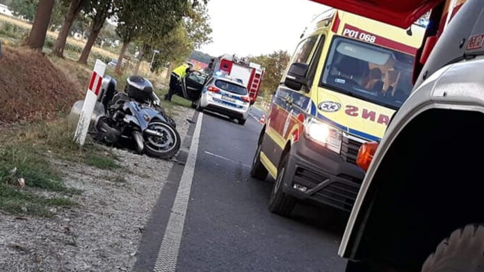 wypadek fot. OSP Wijewo