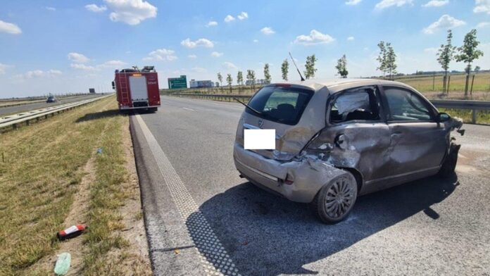 wypadek na S5 fot. OSP Wilkowice
