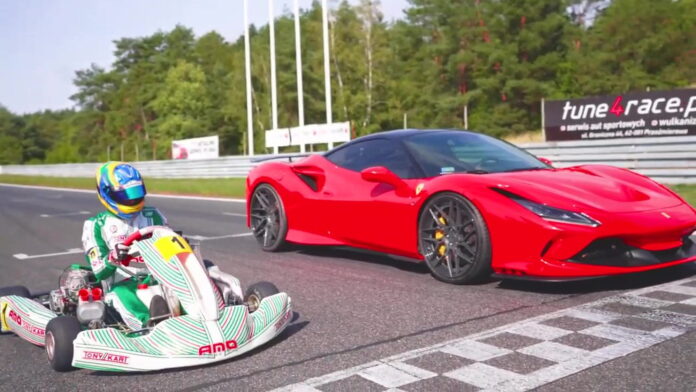 gokart kontra ferrari fot. kacpernadolski.com
