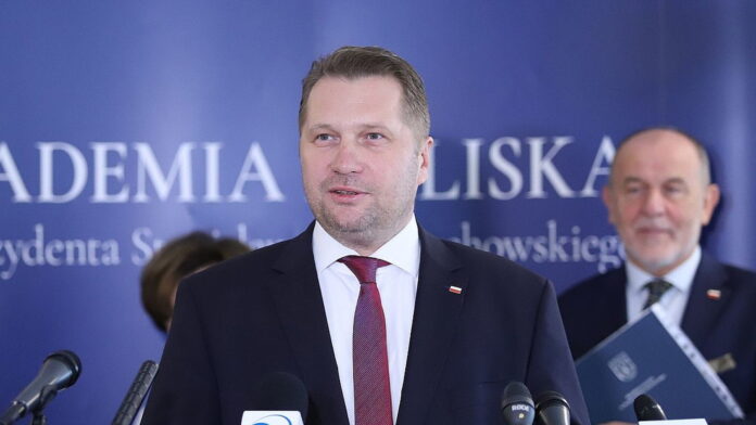 minister Przemysław Czarnek fot. UM Kalisz