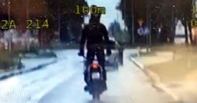 motocyklista fot. policja Leszno