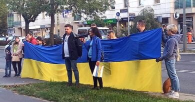 protest przed konsulatem fot. M. Staniewski FB