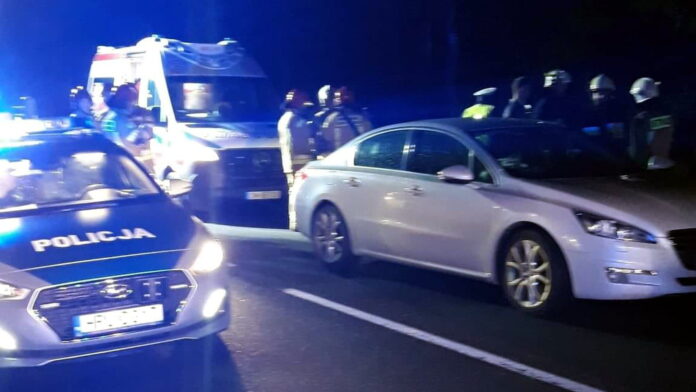 wypadek fot. OSP Bojanowo