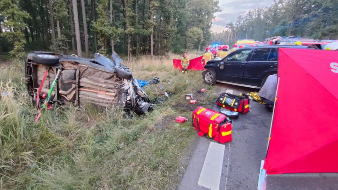 wypadek, Śmigiel fot. OSP KSRG Włoszakowice
