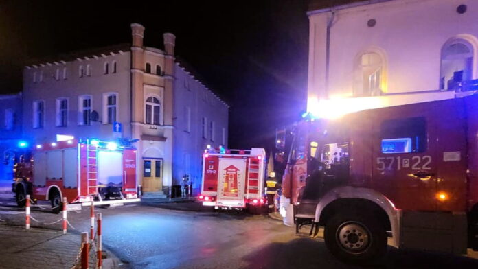 zatrucie czadem fot. OSP Bojanowo