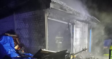 pożar Ceków Kolonia fot. OSP Morawin