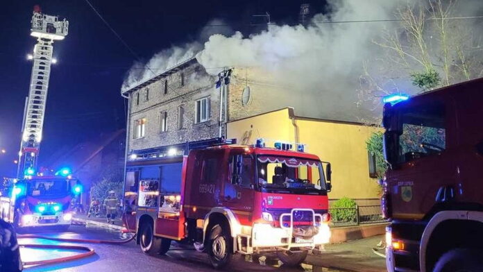 pożar fot. OSP Lipka
