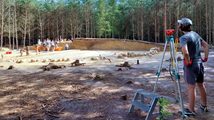 Wykopaliska, Tłokinia Kościelna Fot. Magdalena Zdrowicka-Wawrzyniak, Adrian Jarzębowski, UAM