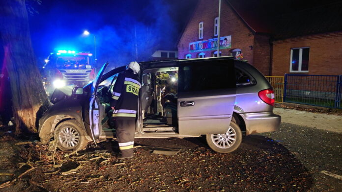 wypadek Czarnotki fot, OSP Zaniemyśl