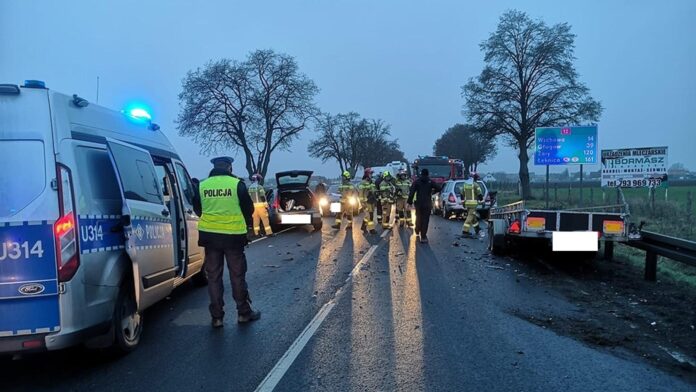 kolizja Leszno fot. OSP Święciechowa